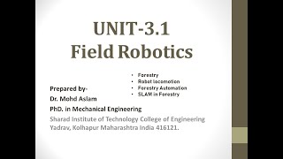 Applied Robotics|Field Robotics|Forestry|Robot locomotion|Forestry AutomationSLAM in Forestry