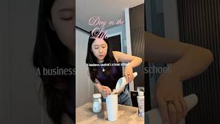 MBA student day in the life 📚 full day of classes #mbalife #gradstudent #studentdiaries #shorts