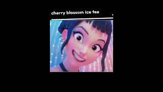 #funny cherry blossom ice tea