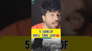 5 signs of girls💙 true love...All girls are not fake..#trending #iamsriharishofficial