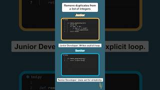 🔥Junior vs Senior Python Developer #shorts #simplilearn