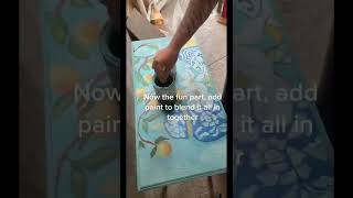 How to decoupage furniture with mint by michelle #decoupage #decoupagefurniture  #mintbymichelle