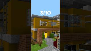 Minecraft: HOUSES / Rate from 1 to 10 🤩 #minecraft #shorts