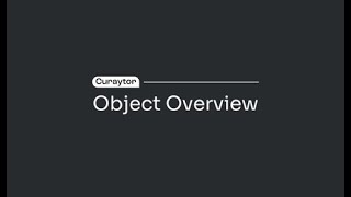 Editing Content On Your Curaytor Platform & Object Overview