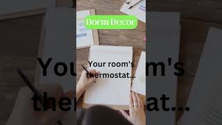 Thermostats in dorm rooms #truth