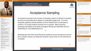 What is Acceptance Sampling | PE Industrial and Systems | PE Exam Prep
