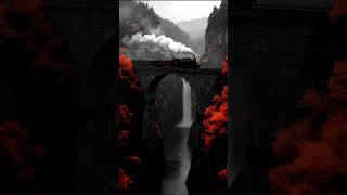 🖤 Silent Night Train 🚆✨ | #DarkAesthetic #MoodyVibes #TravelDiaries #NightPhotography#CinematicShot