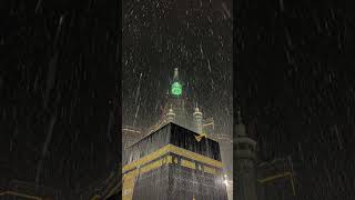 Makkah, last night. #Makkah #Rain #Lightning #Thunderstorm #Shorts