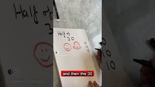 How to teach halving. #teacher #mathsteacher #onlineteaching