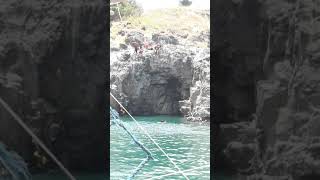 Jumping off a 40 feet Cliff at a Beach in Bataan #shorts