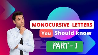 Mono cursive alphabets. monocursive handwriting. @Skilldevelopment200