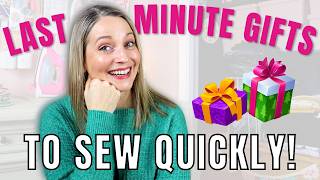 Last Minute Gift Ideas to Sew Quickly! (Free Patterns)