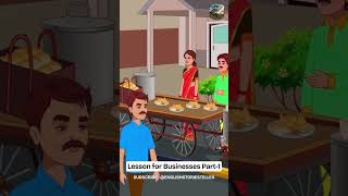 Lesson For Businesses PART-1 👨‍💼 #englishstorytime #story #shorts
