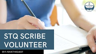 Save the Quest | STQ Scribe Volunteer helping the visually impaired in writing exams