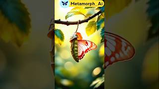 The Magic of Transformation – Butterfly Emergence#Butterfly #Transformation #Metamorphosis