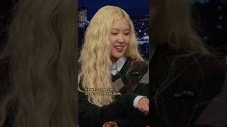 #ROSÉ opens up about her songwriting process 🩷 #ROSÉonFallon #rosiebyROSÉ #FallonTonight