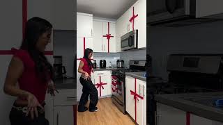Surprising My Boyfriend with Christmas Decorations 🤣🎄🎅🏽 #christmas #holidays #couple #decor
