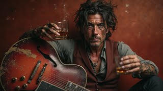 Midnight Guitar Blues | Deep Emotional Slow Blues Music for Relaxation and Stress Relief