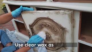 Renaissance Furniture Wax - How To Clear and Dark Wax