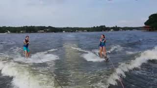 Sea Pro Wake boarding with the kids