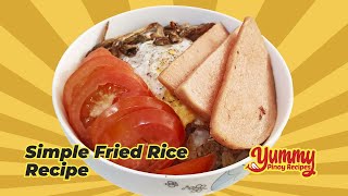 Simple Fried Rice with skinless longganisa and cabbage - Yummy Pinoy Recipe