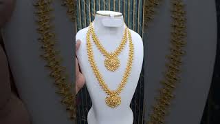 💛Elegant gold bridal necklace design / Latest south indian jewellery collection 2025#shorts