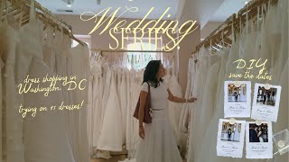 ワシントン DC での結婚式のために 17 着のウェディングドレスを試着しよう 💍 DIY の Save the Date と新しい業者