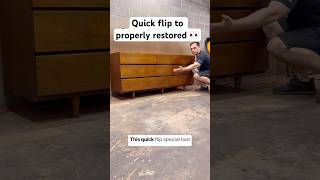 👎Fixing a Quick Filp #restoredfurniture #furnitureflip #midcenturymodern #furniturerestoration #diy