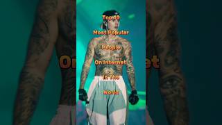 Top 10 most popular people on internet in the world #socialmedia #people #celebrity #shorts