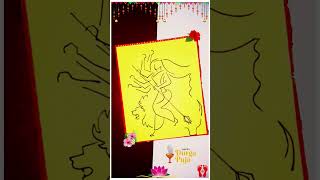 #DivineFeminine#Mahisasuramardini #VictoryOfGoodOverEvil#Shakti #LineArtDevotion🔱 #HappyDussehra🌺