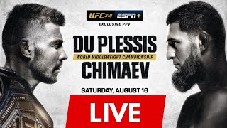 UFC 319: Dricus Du Plessis vs Khamzat Chimaev  | LIVE STREAM