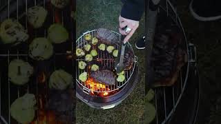 Simple Wood Fire Cooking 🔥👌🏼 | Backyard Fire Pit
