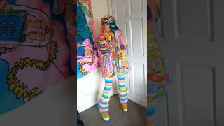 MAKING THE MOST COLORFUL OUTFIT POSSIBLE!! #jfashion #harajukufashion #colorfulfashion #altfashion
