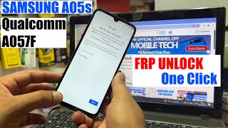 Samsung A05s Android 14 FRP Bypass A057F
