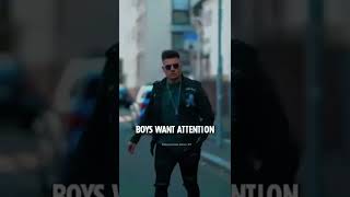 Boys want attention, Men want respect,#legend just don't care #motivation  #rachit  #everything here