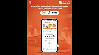 Bank of Baroda | bob World App | New Features | IRCTC