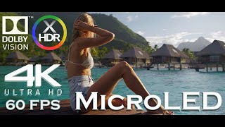 BEST MicroLED Demo of 2025 | The Vivid Paradise ✨Unbelievable Caribbean Landscapes ✨| 4K HDR 60 FPS