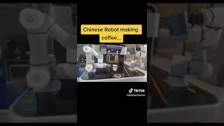This Chinese Robot Will Make you a Cup of Coffee #short #shorts