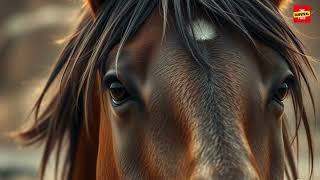 Mustang Horse Chased by Hungry Leopard in the Jungle #animalshorts #animals #thesurvivalfact