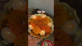 Meesho Diwali Home Decor Haul #meesho #homedecor #haul #fypシ゚viral #uruli #candle [Meesho, Diwali]