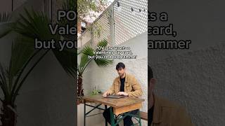 POV: she wants a Valentine’s day card, but you’re a programmer