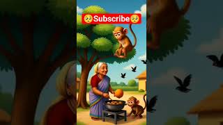 #3DStory #DadiKiKahani #FunnyCartoon #IndianVillageStory #3DAnimation #DadiAndMonkey #KidsStory#like