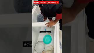 Weekly Deep Fridge Cleaning at Casa Laban Hyderabad #chefdheerajbhandari #restaurantconsultancy