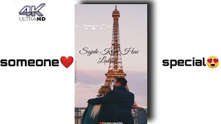 Hindi love 4k Status||Sajde Kiye😍Hain Lakhon Status|4k Full Screen Status|Love 4k Whatsapp Status