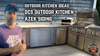Outdoor Kitchen Ideas: DCS Outdoor Kitchen AZEK Siding