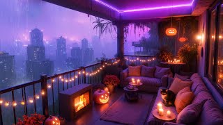 Chill Lofi Hip Hop Beats 🔥 Halloween Lofi Chill Beats for Autumn Nights 🎃 Lofi Rain Playlist
