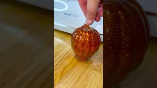 秋の装飾にキラキラ輝くカボチャを作ろう #fallvibes #falldiy #falldecor