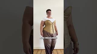 #Bespoke overbust plus-size #corset for office job: extreme #hourglass #plussizefashion #brafitting