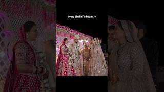 Every Bhabhi's dream ✨💕#wedding #love #weddingday #nazar #weddingrituals #viralvideo #trending