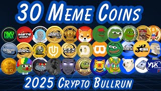*ULTIMATE* Top 30 meme coins FOR THE BULLRUN (FULL LIST)